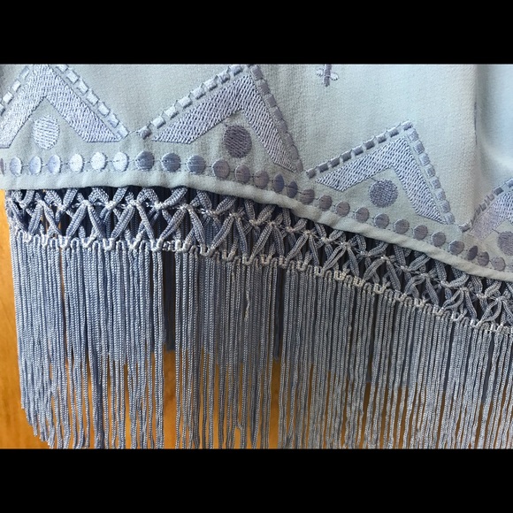 Fringe Shift Dress Twelfth Street Cynthia Vincent - Picture 6 of 8